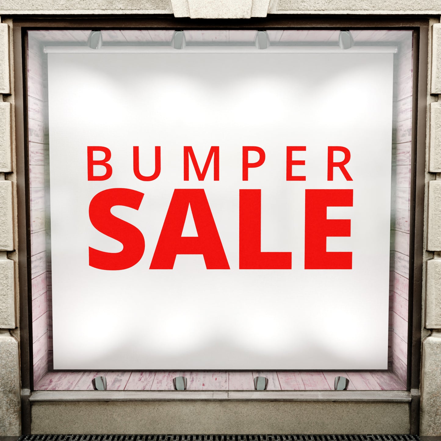 Bumper Sale Sticker - Modern Style