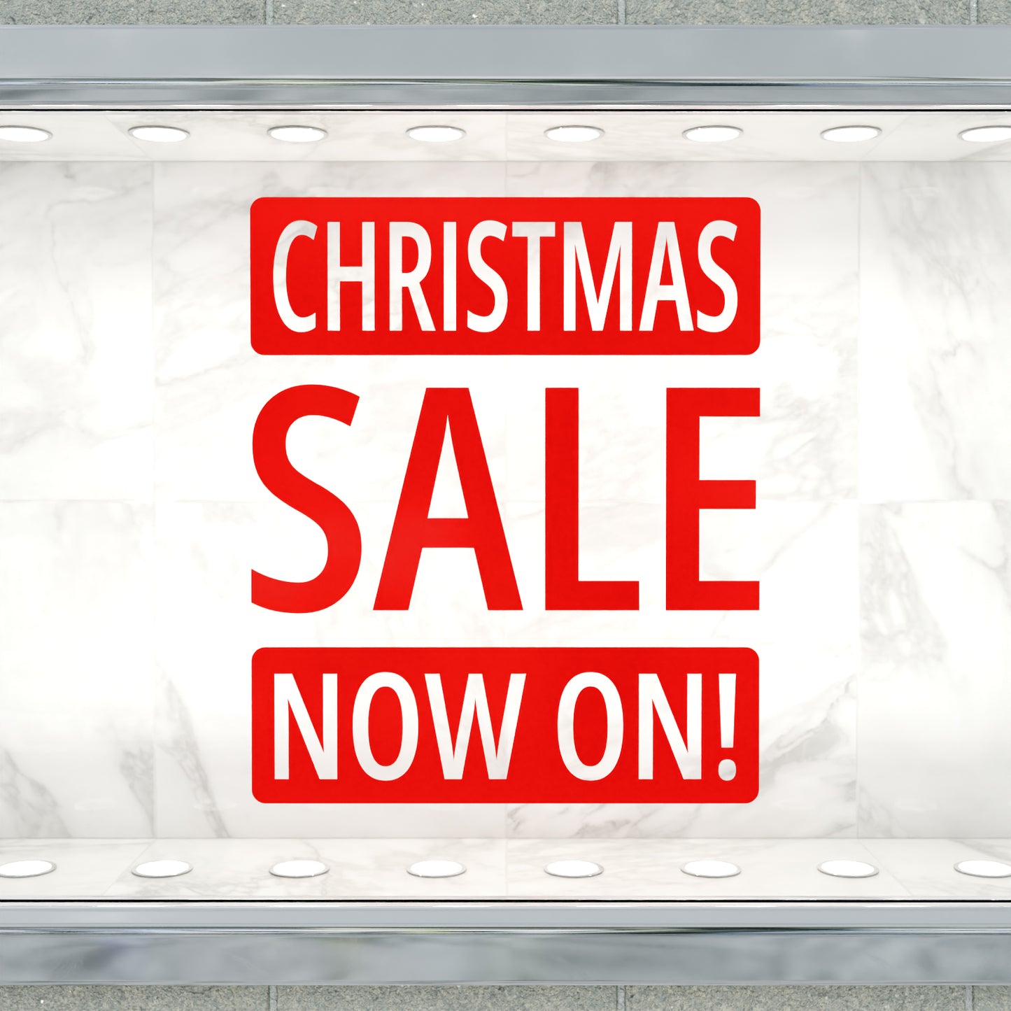Christmas Sale Now On Sticker - Modern Style