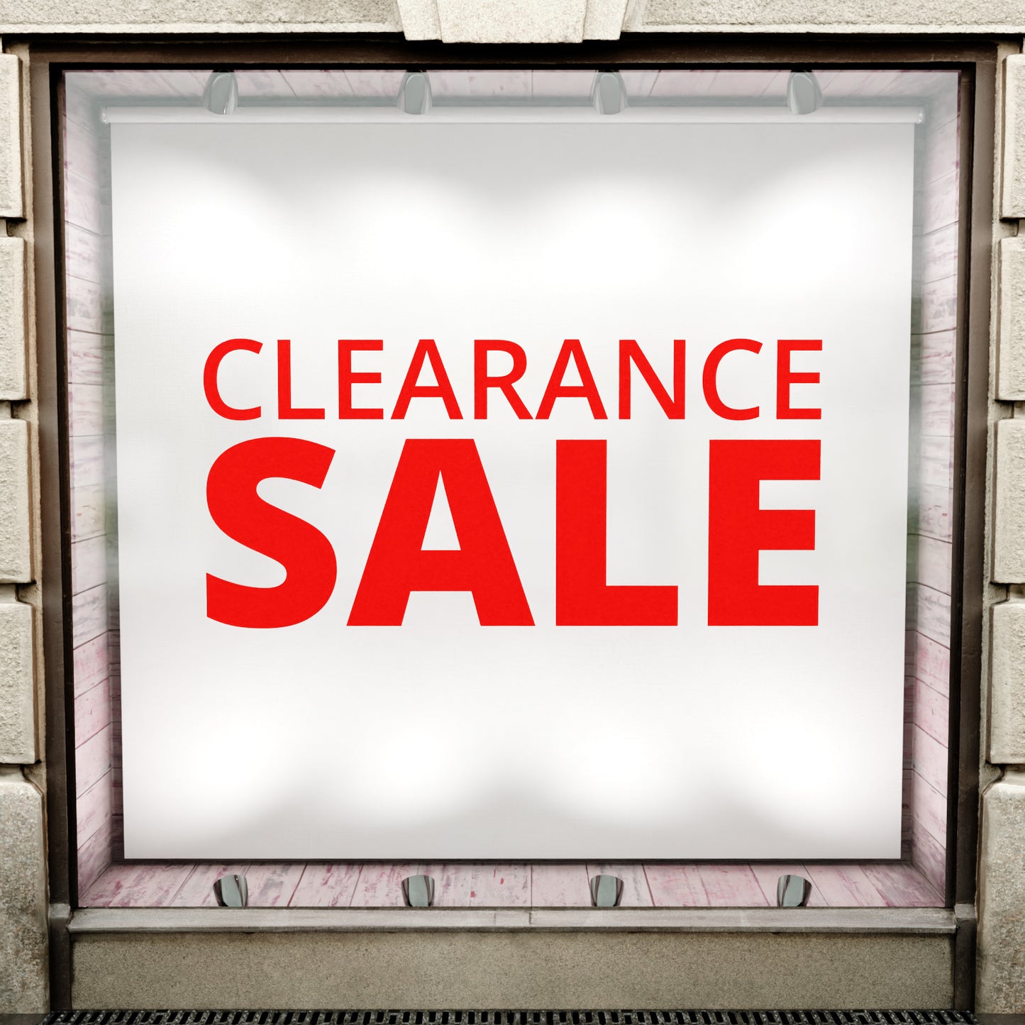 Clearance Sale Sticker - Modern Style