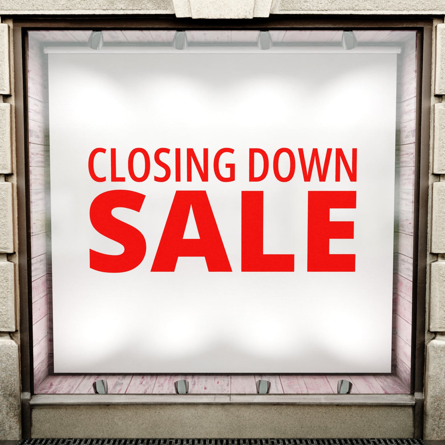 Closing Down Sale Sticker - Modern Style