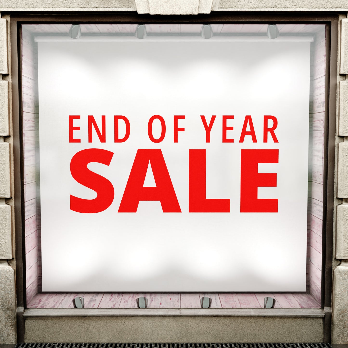 End Of Year Sale Sticker - Modern Style