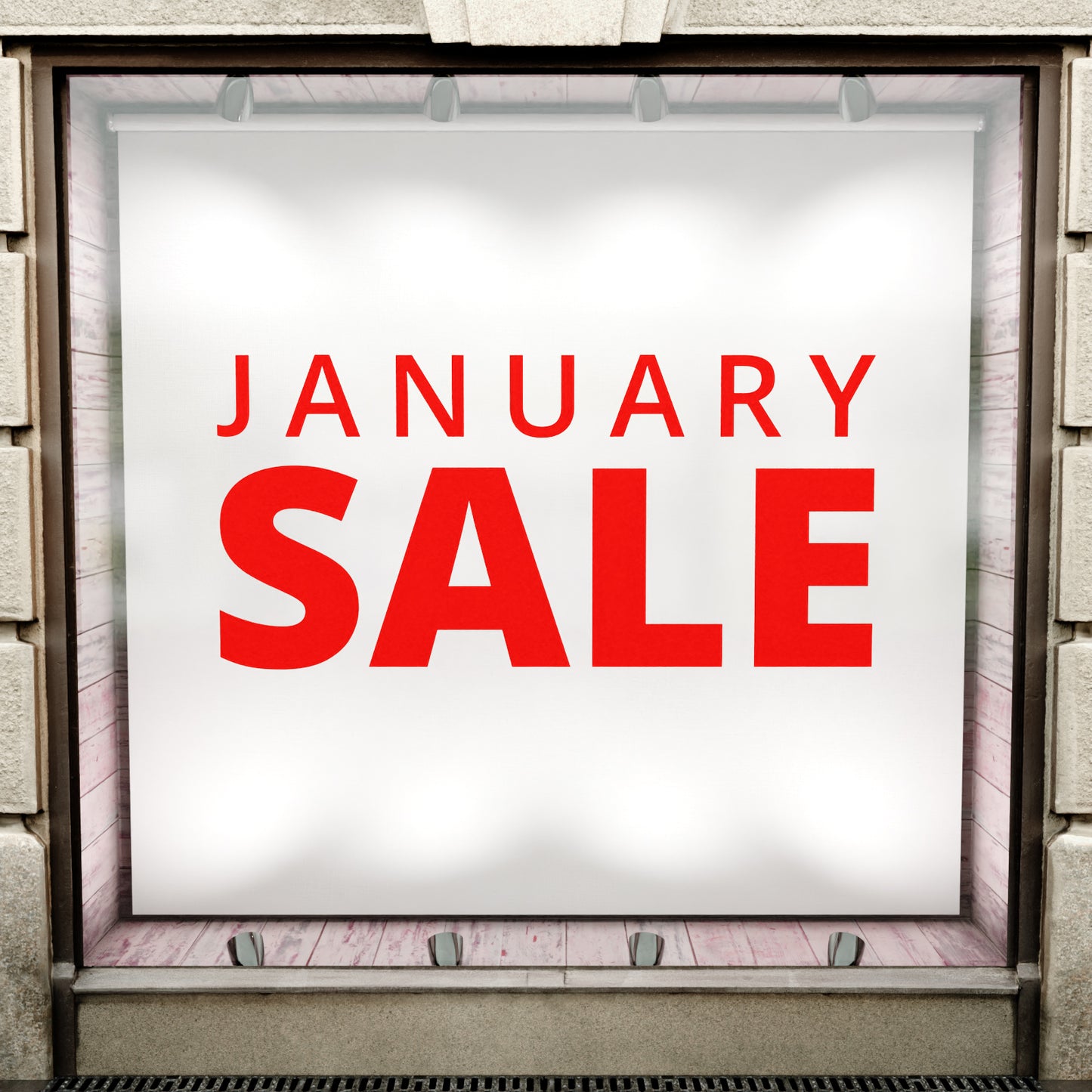 January Sale Sticker - Modern Style