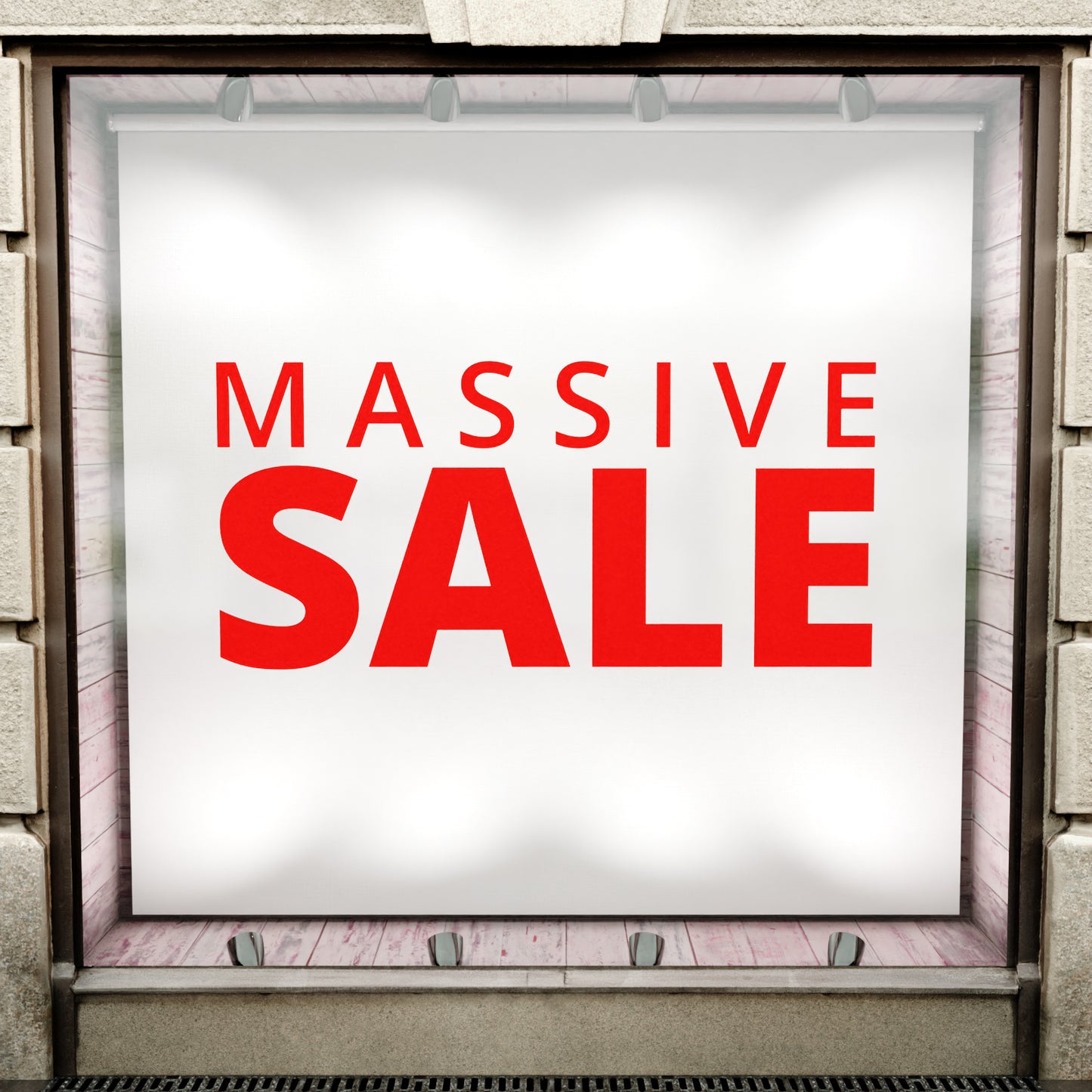 Massive Sale Sticker - Modern Style