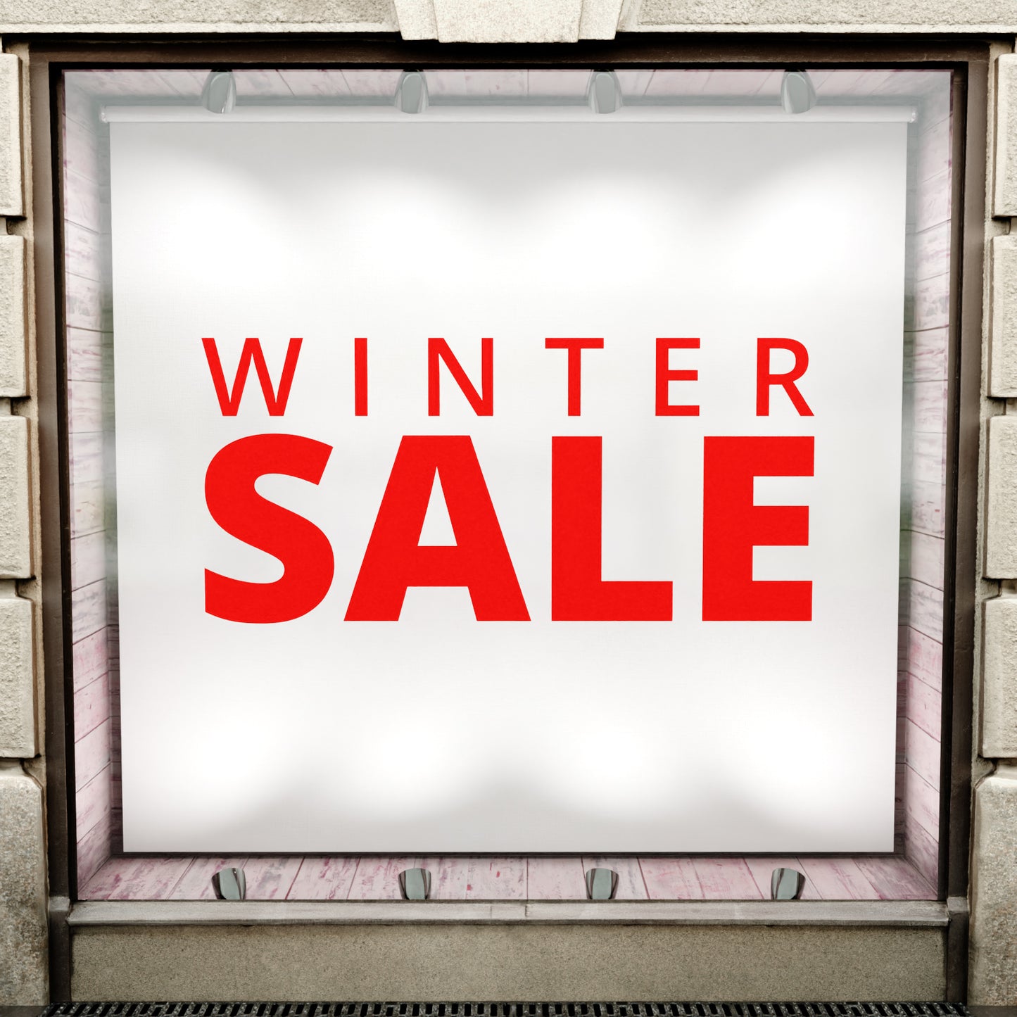 Winter Sale Sticker - Modern Style