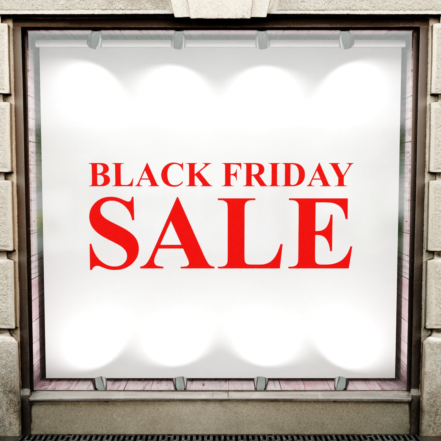 Black Friday Sale Sticker - Roman Style