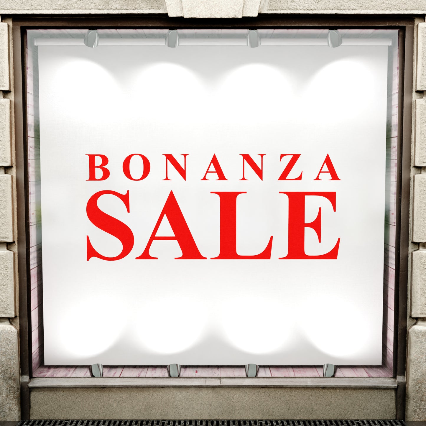 Bonanza Sale Sticker - Roman Style