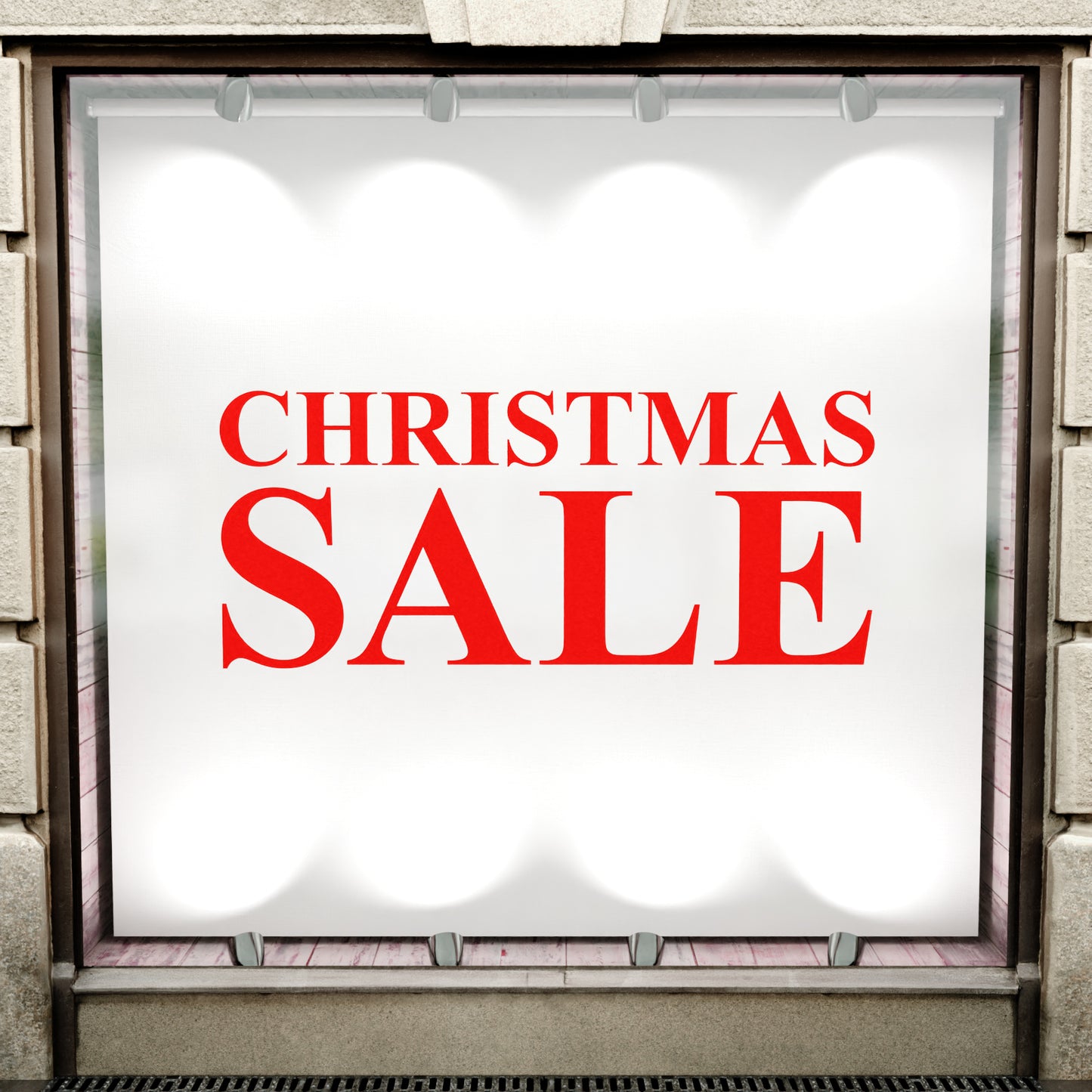 Christmas Sale Sticker - Roman Style