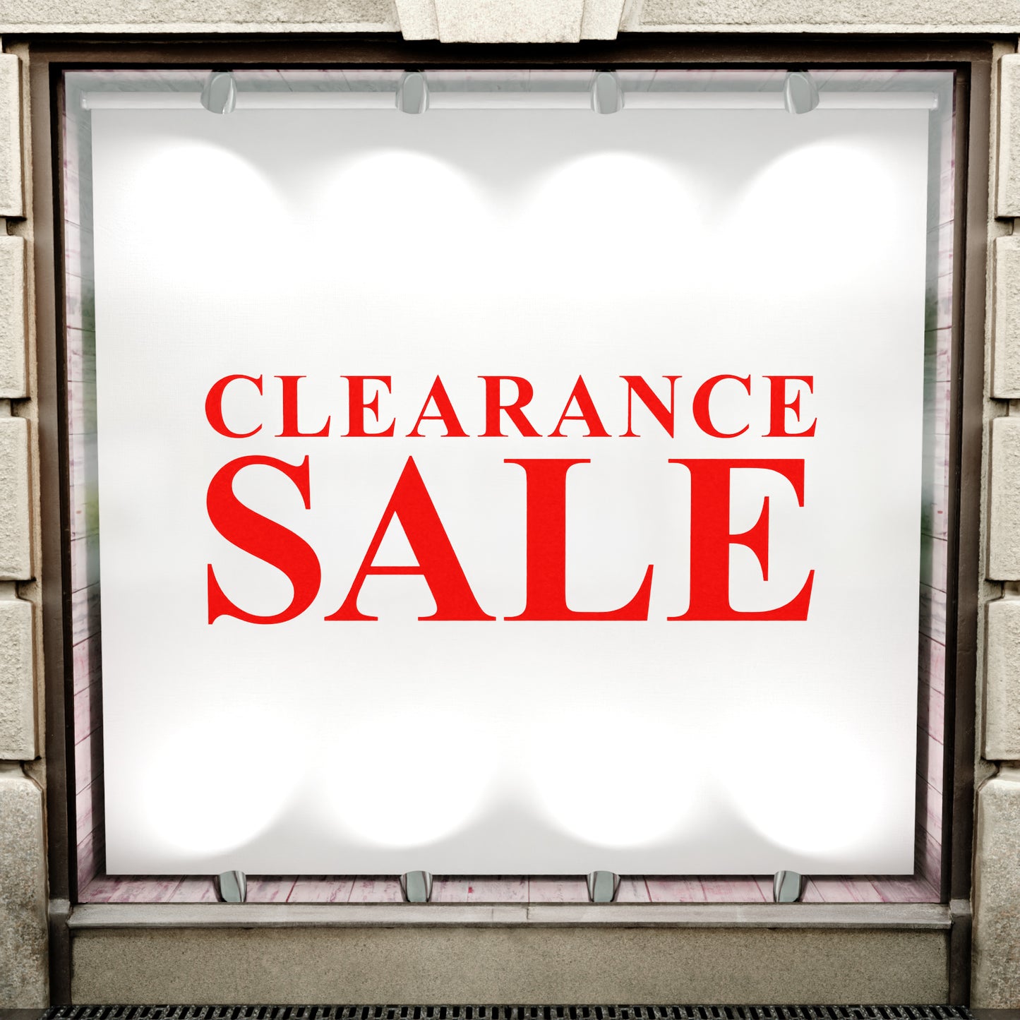 Clearance Sale Sticker - Roman Style