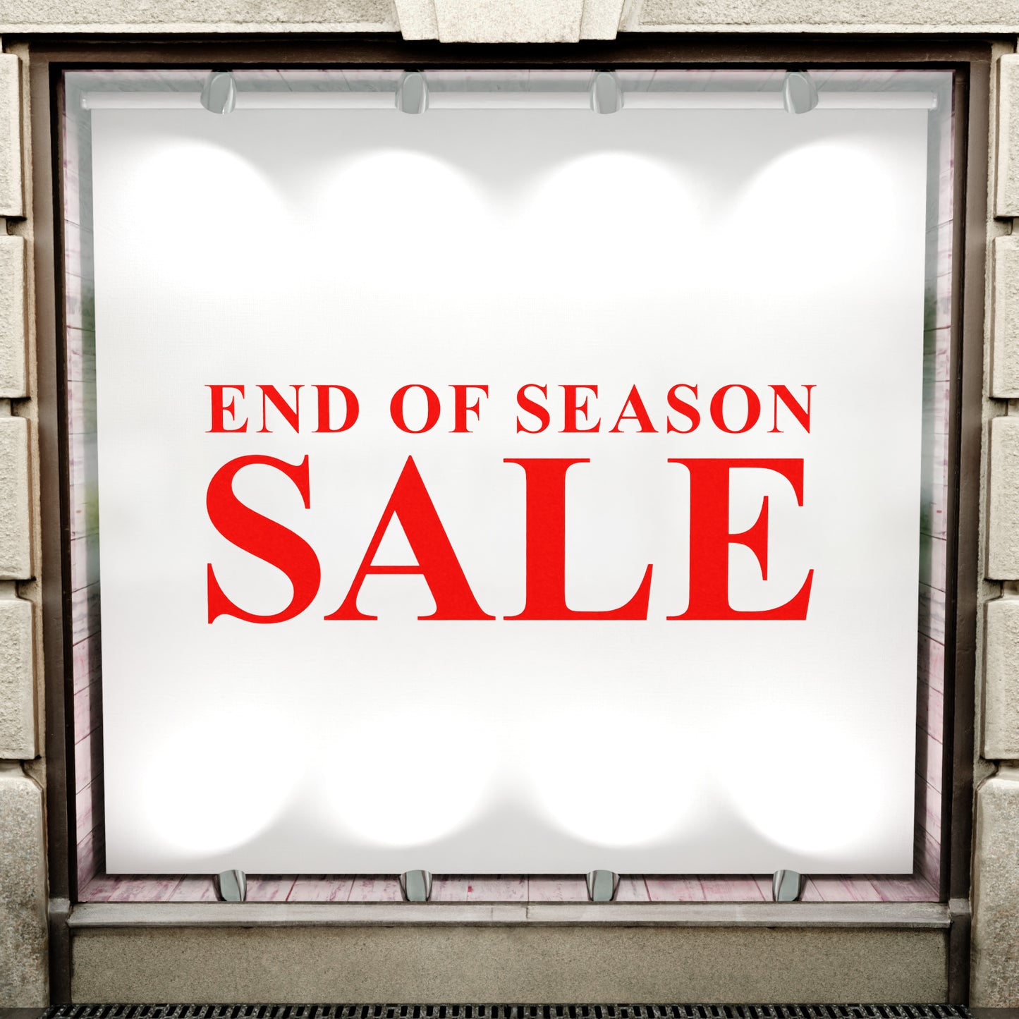 End Of Season Sale Sticker - Roman Style