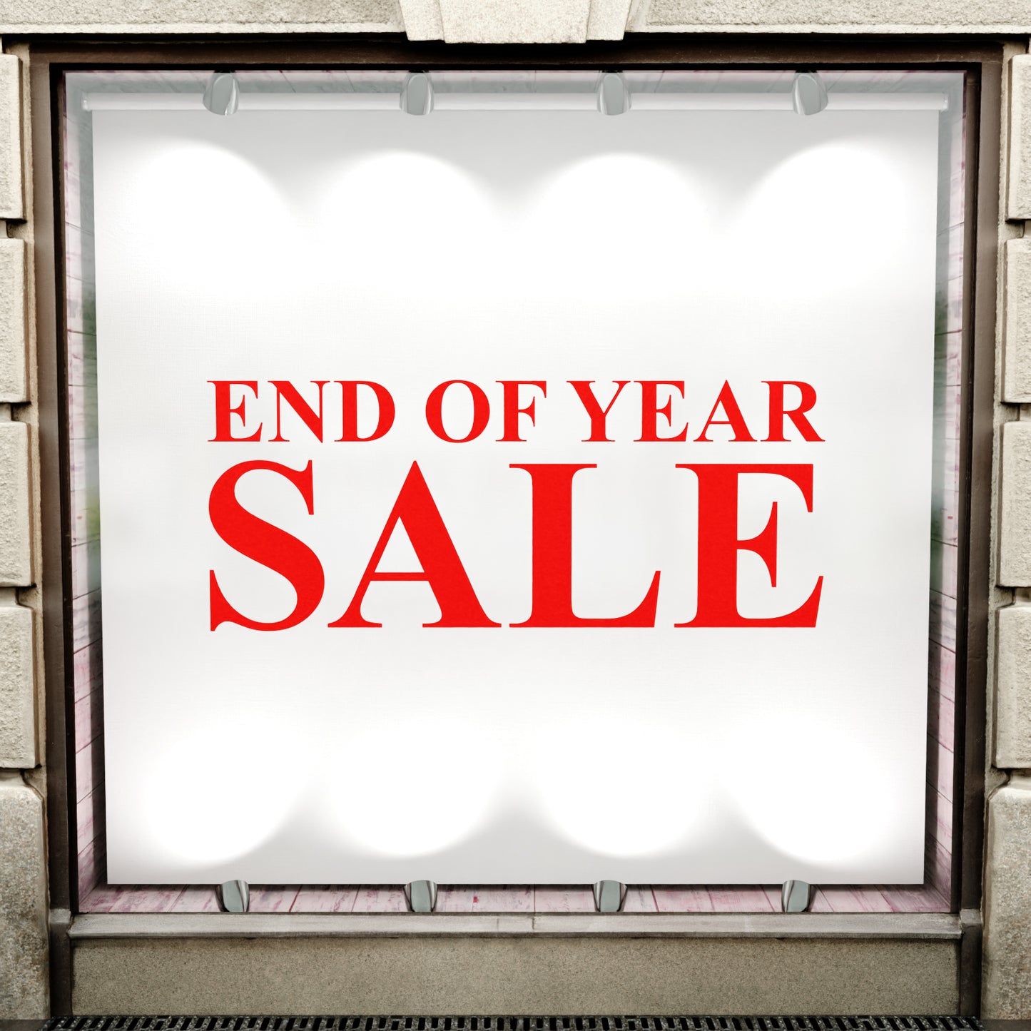 End Of Year Sale Sticker - Roman Style