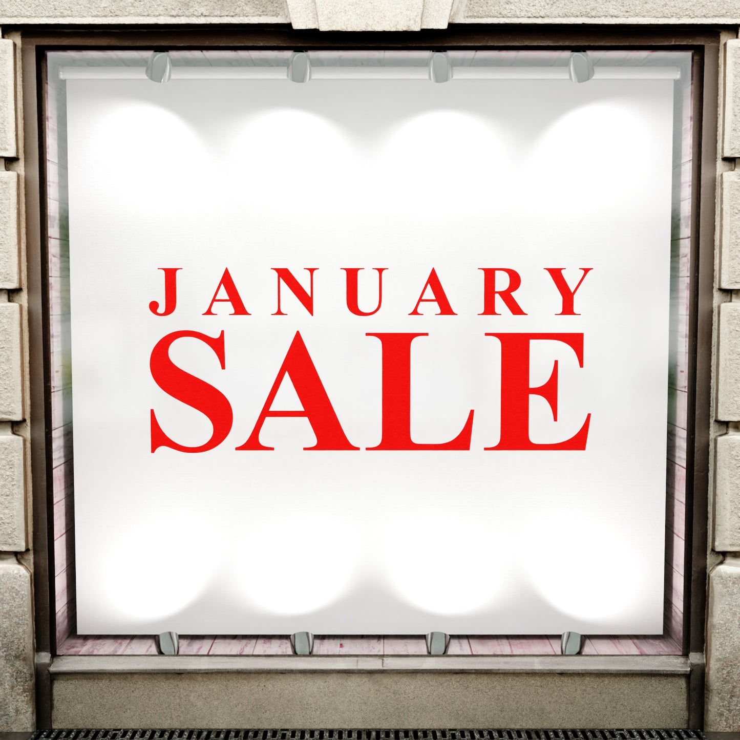 January Sale Sticker - Roman Style