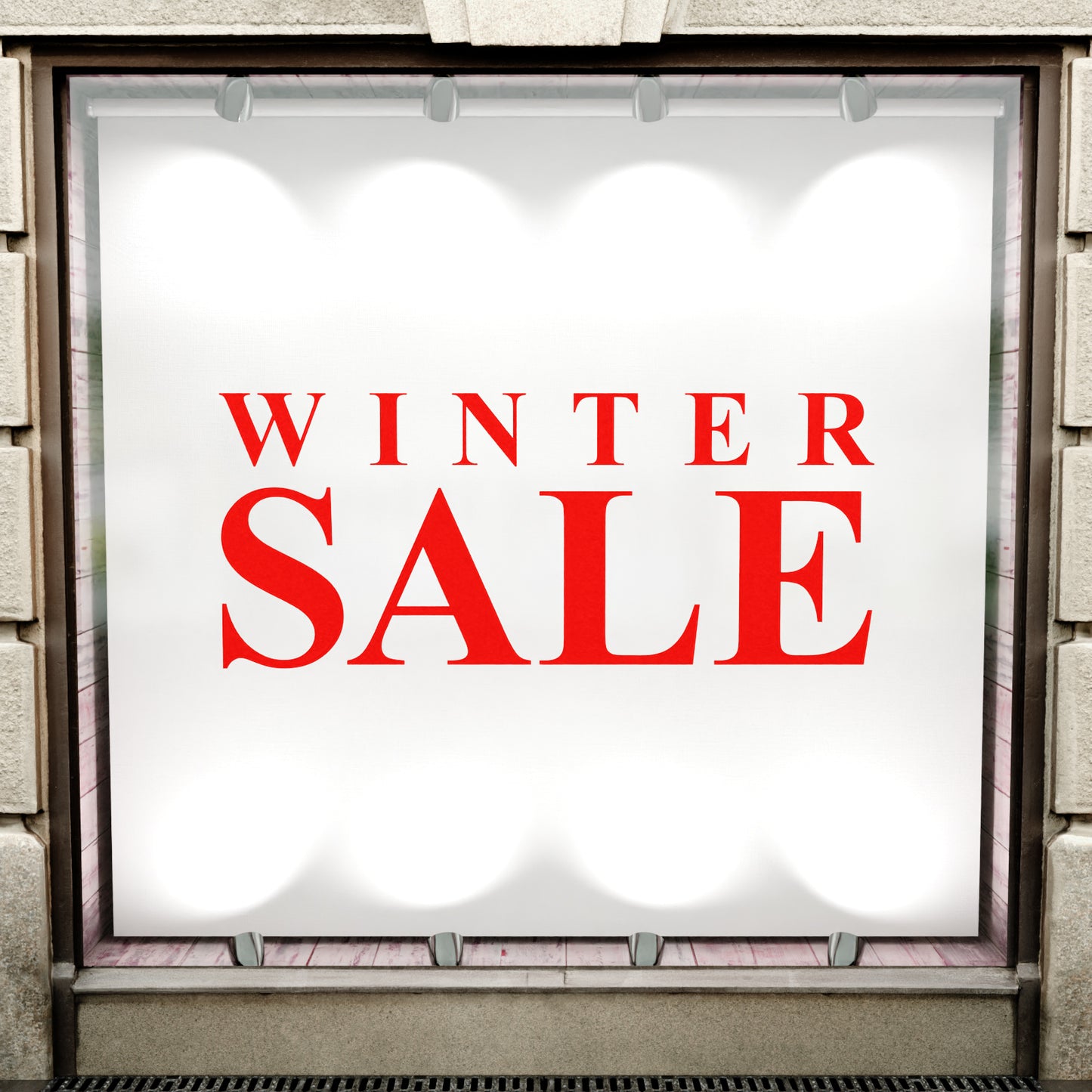 Winter Sale Sticker - Roman Style