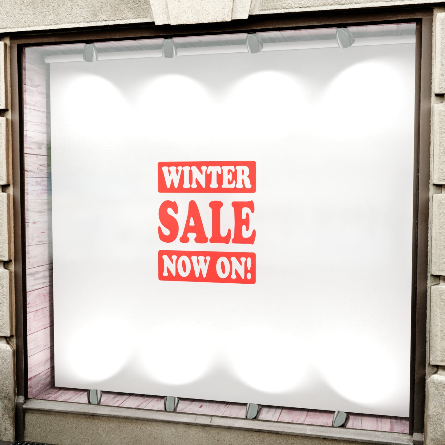 Winter Sale Now On Sticker - Groovy Style