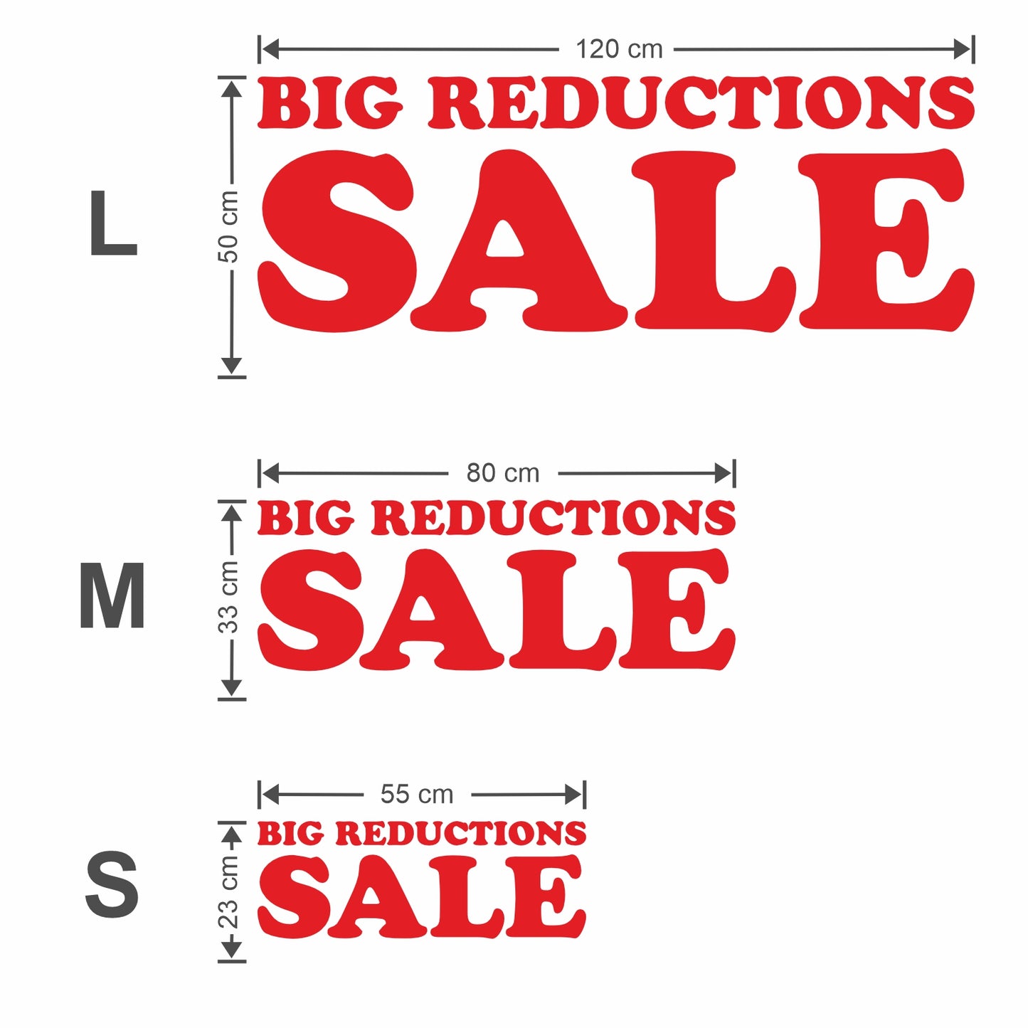 Big Reductions Sale Sticker - Groovy Style