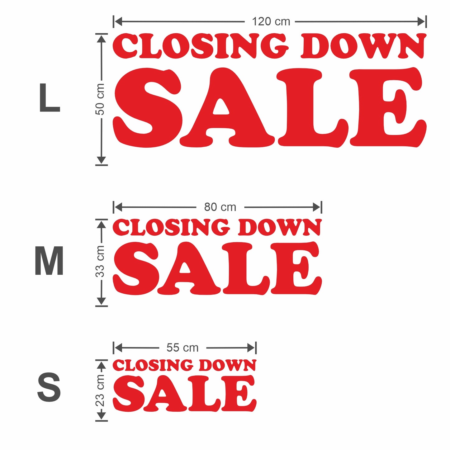 Closing Down Sale Sticker - Groovy Style