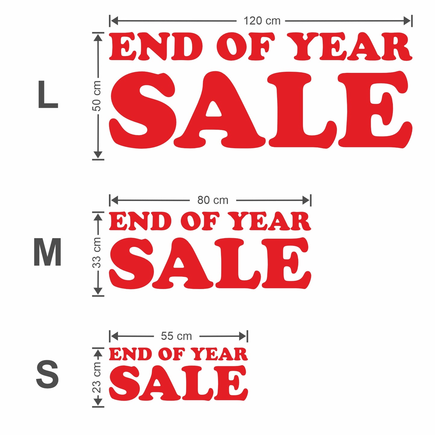 End Of Year Sale Sticker - Groovy Style