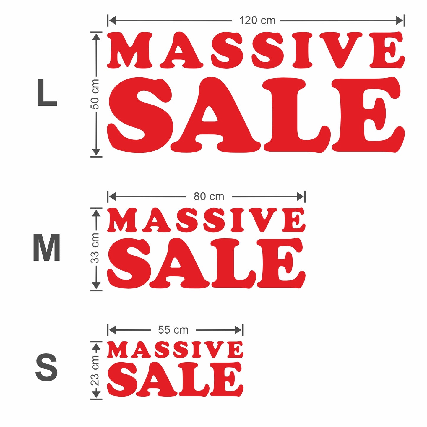 Massive Sale Sticker - Groovy Style
