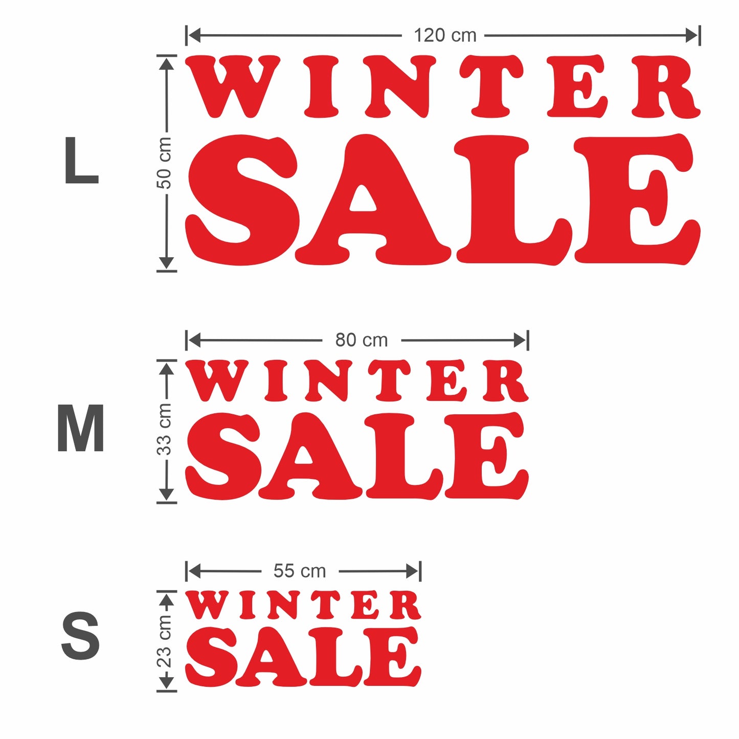 Winter Sale Sticker - Groovy Style