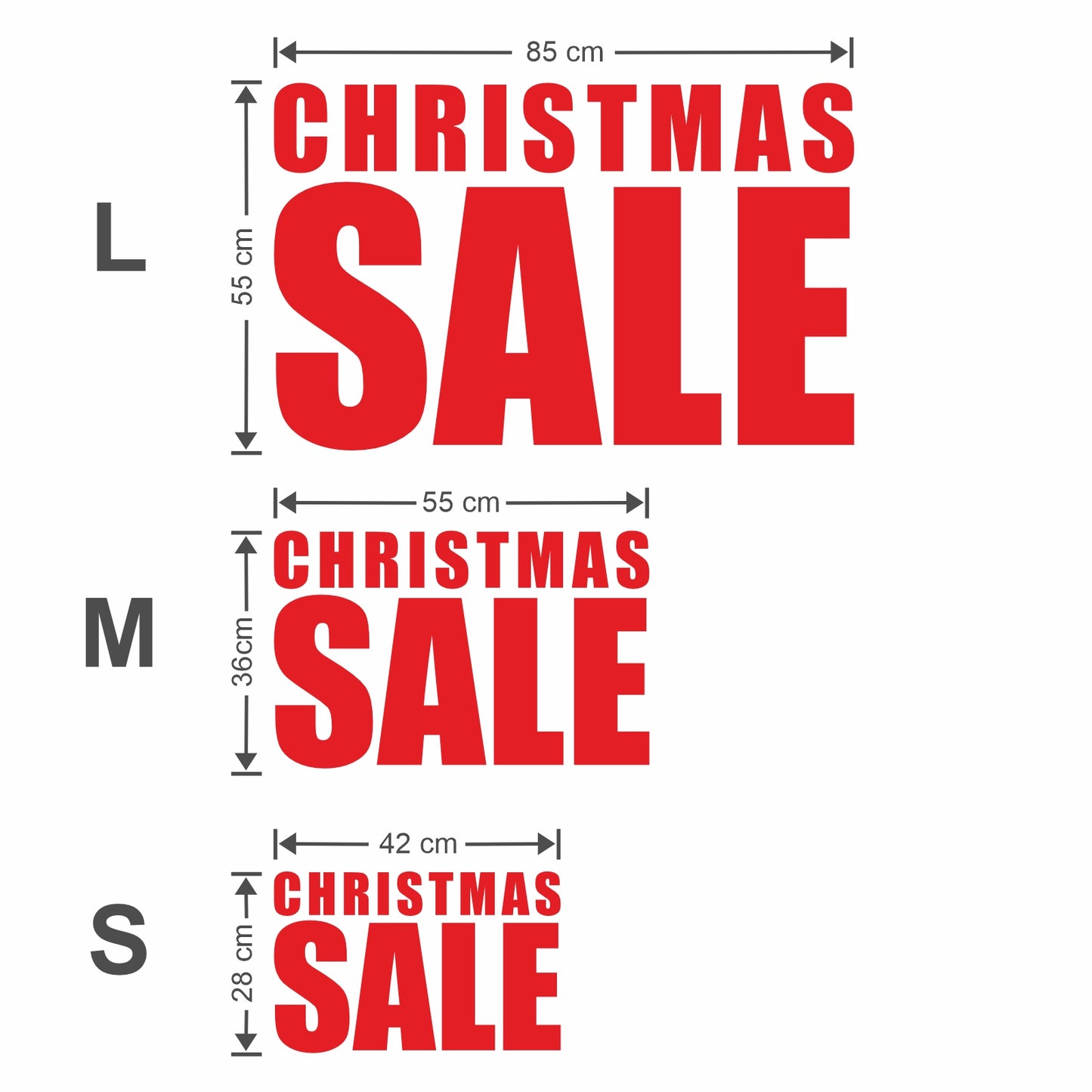 Christmas Sale Sticker - Impact Style