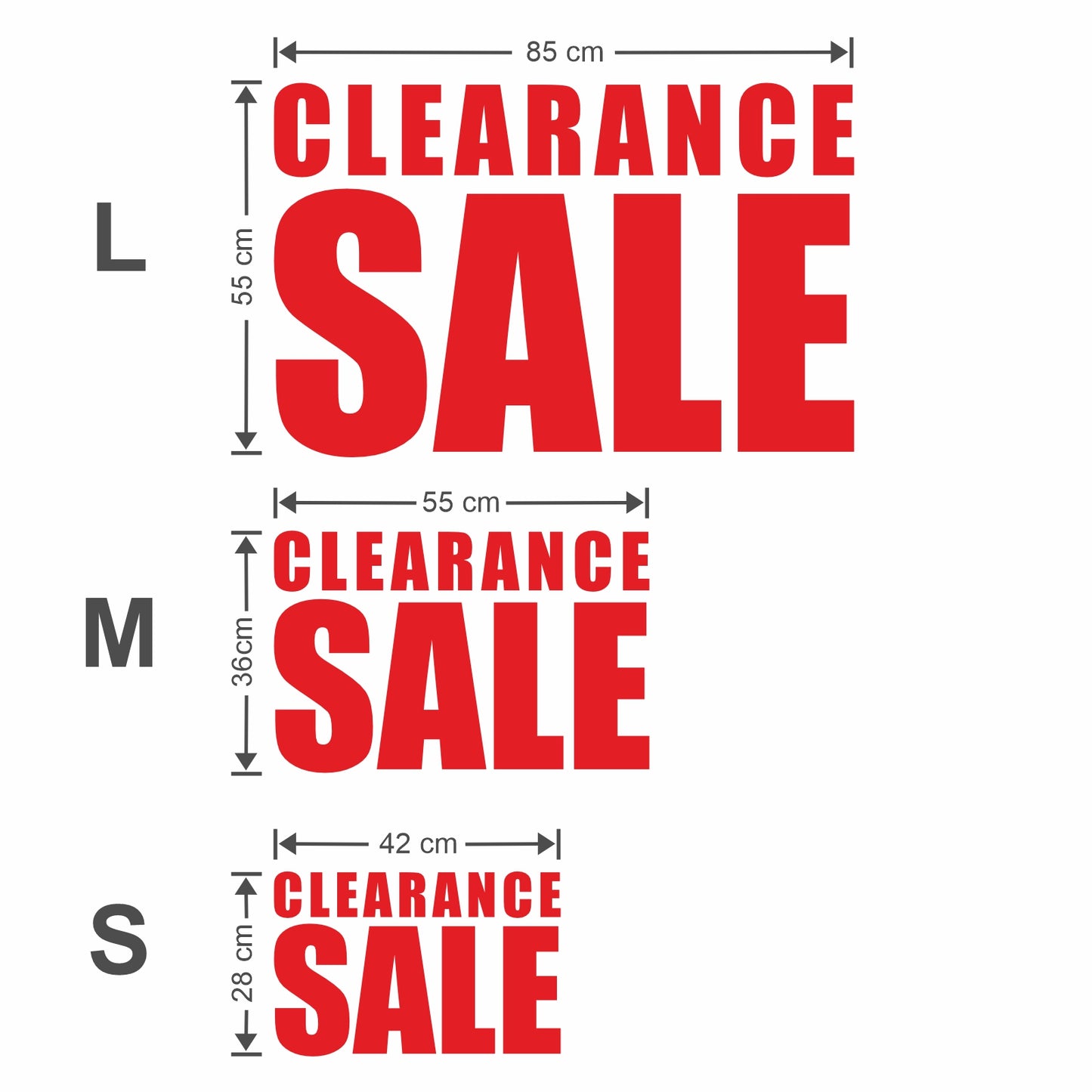 Clearance Sale Sticker - Impact Style