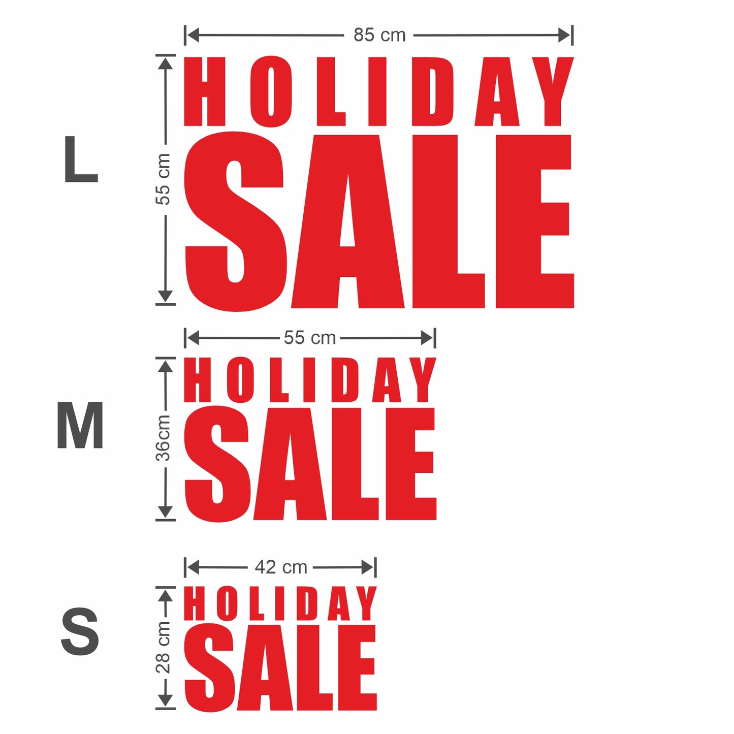 Holiday Sale Sticker - Impact Style