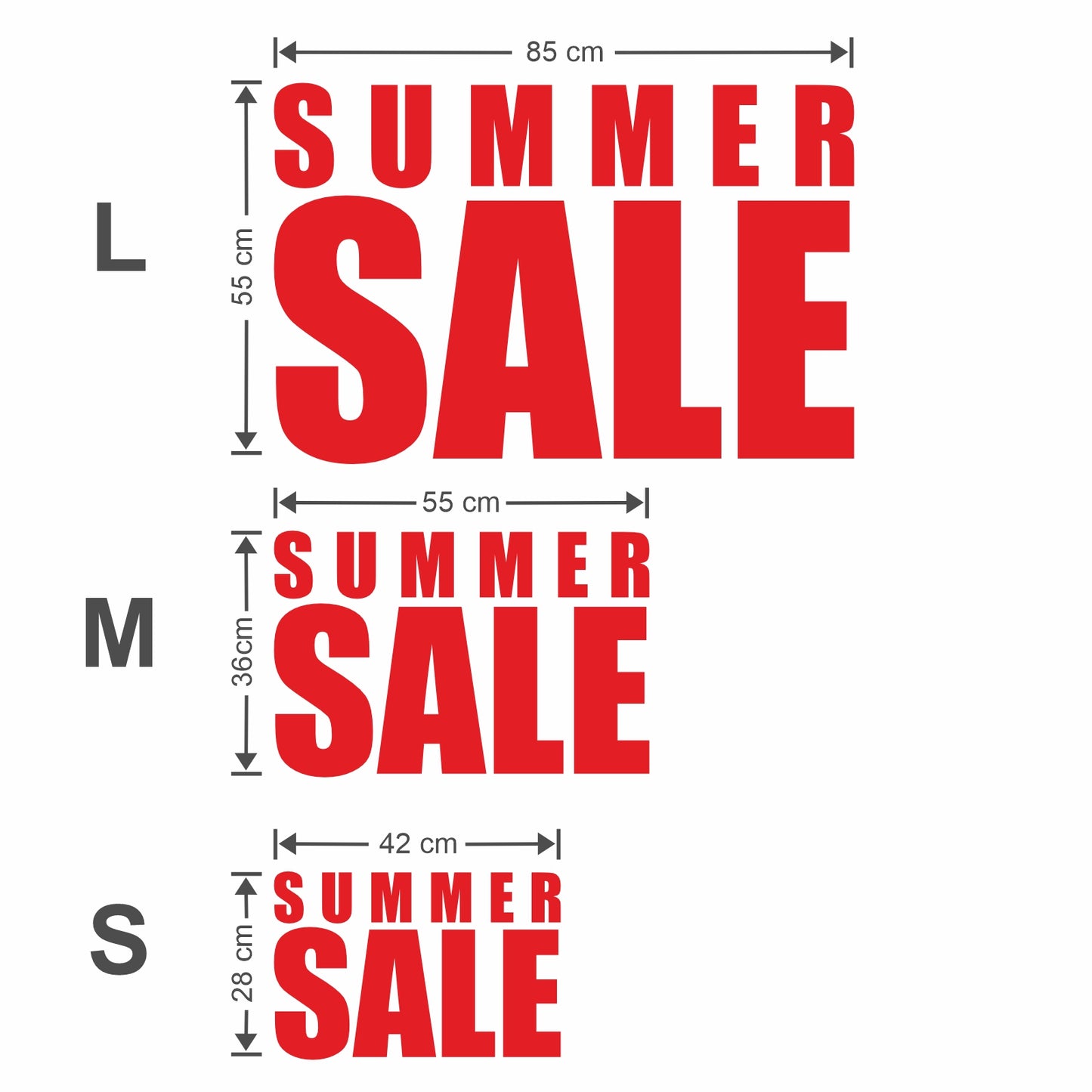 Summer Sale Sticker - Impact Style