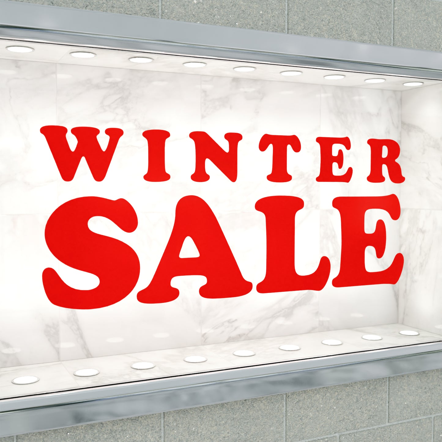 Winter Sale Sticker - Groovy Style