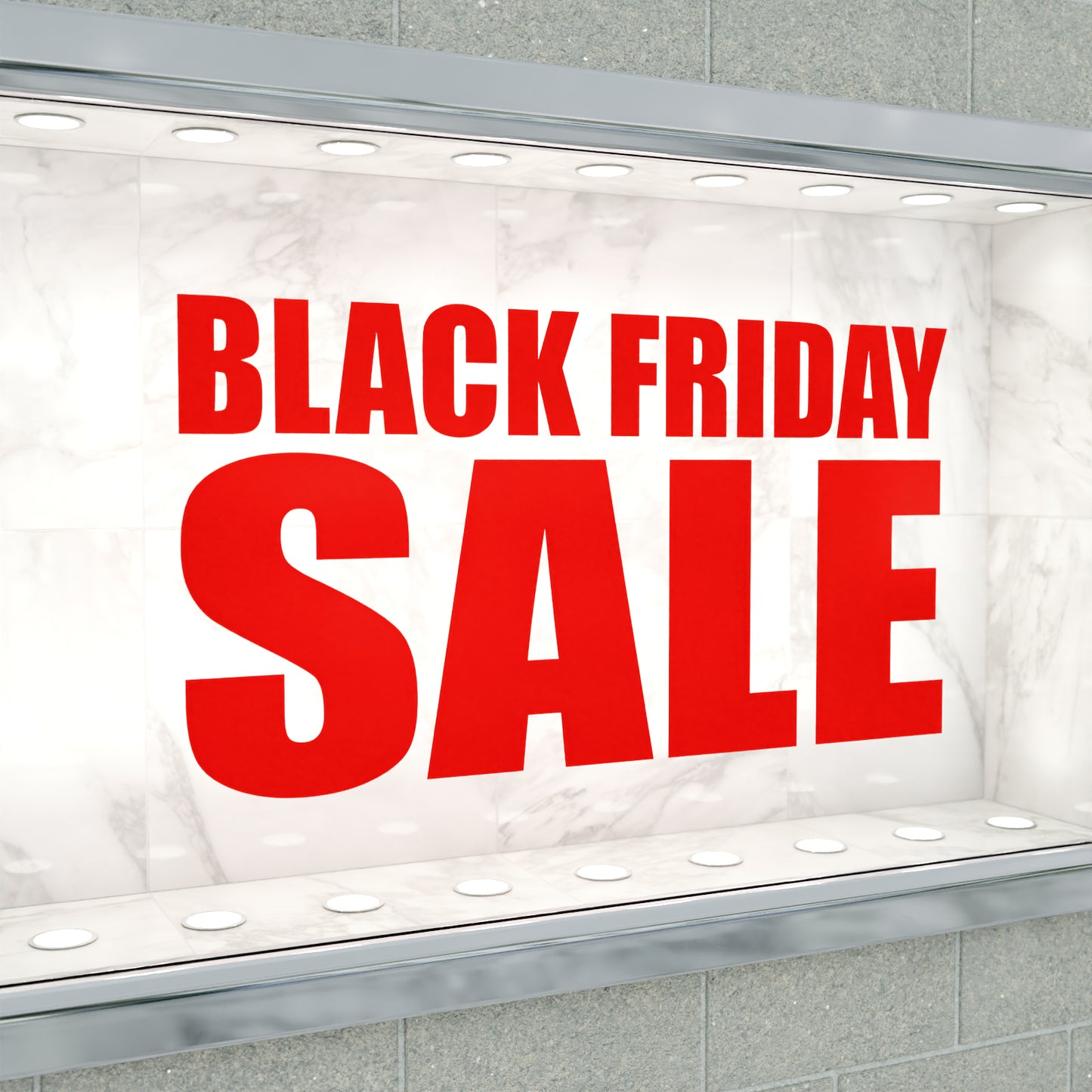 Black Friday Sale Sticker - Impact Style