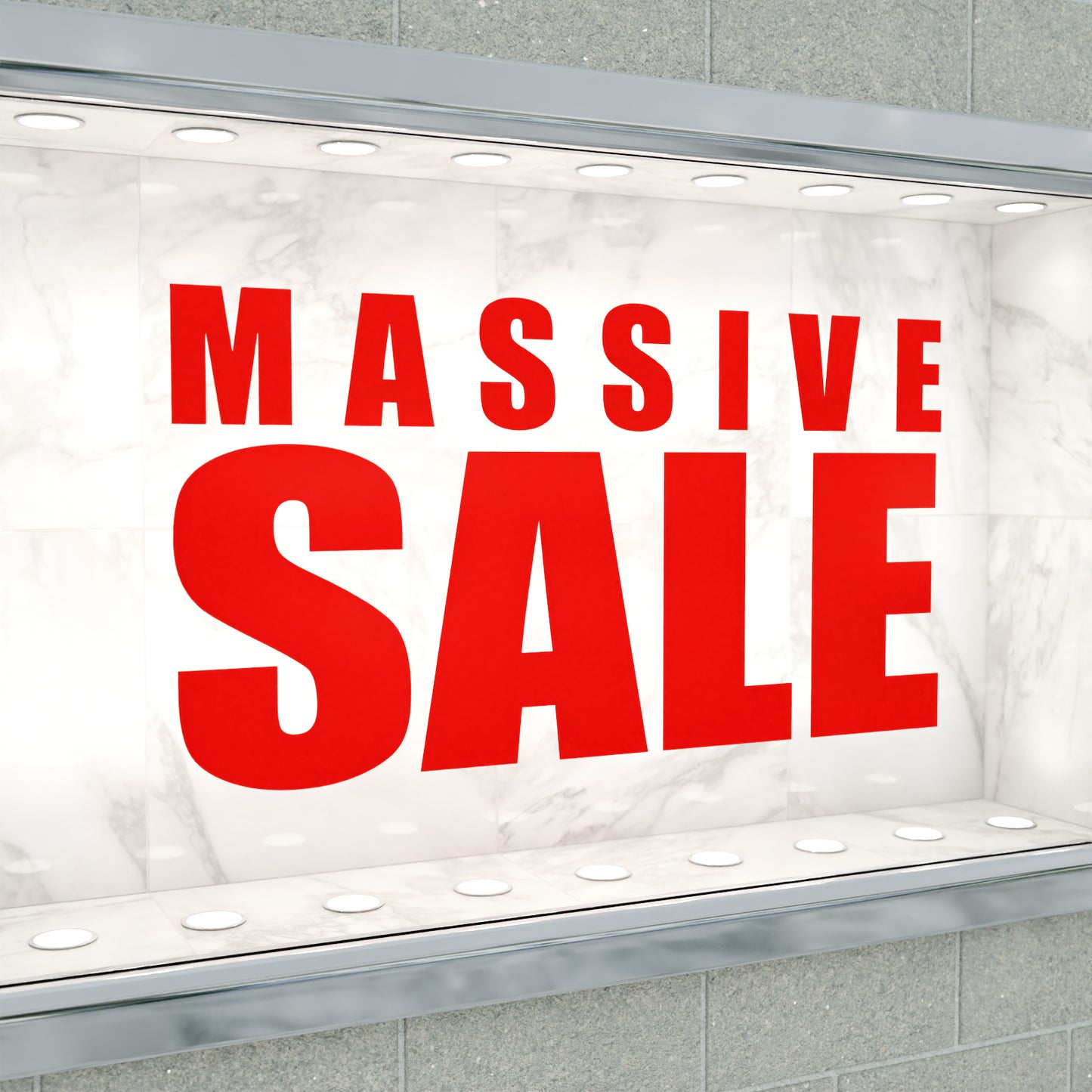 Massive Sale Sticker - Impact Style