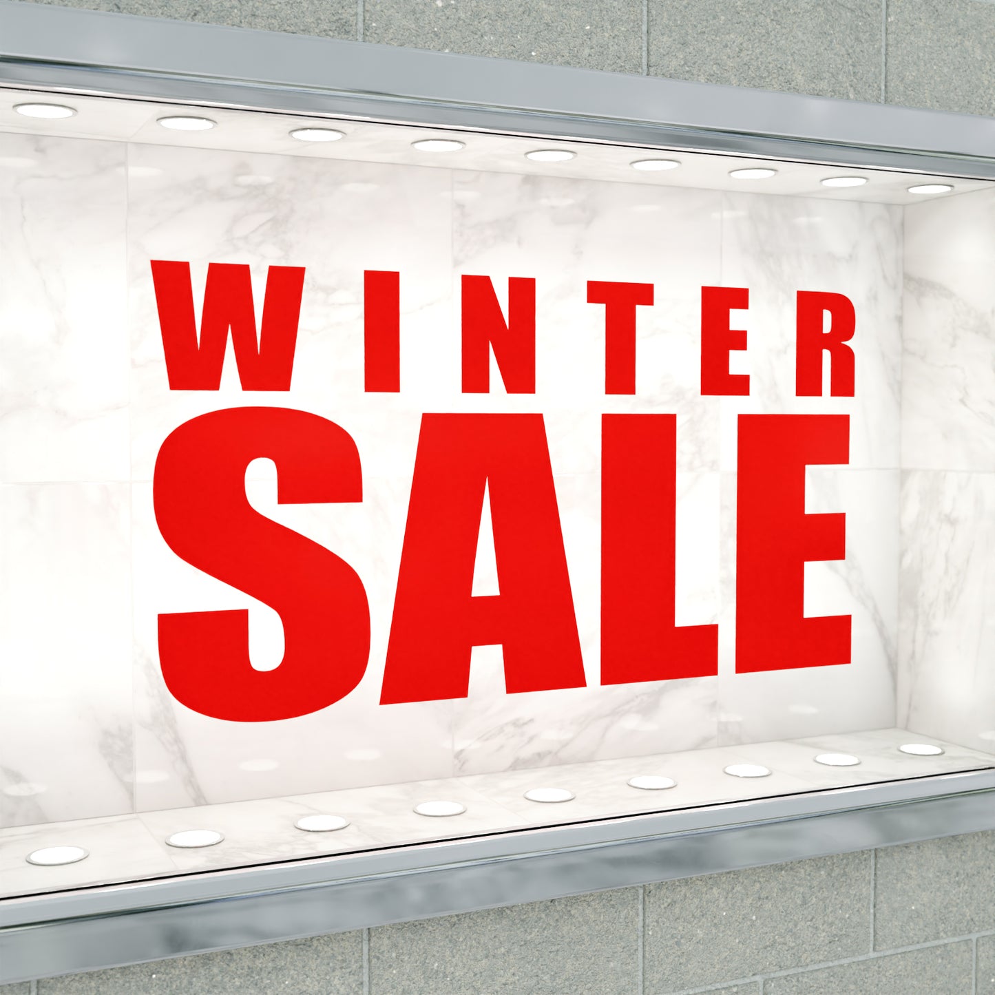 Winter Sale Sticker - Impact Style