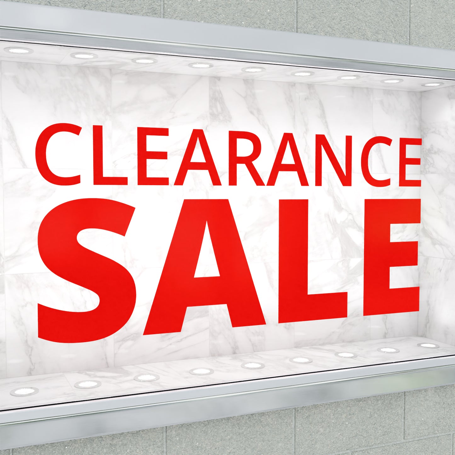 Clearance Sale Sticker - Modern Style