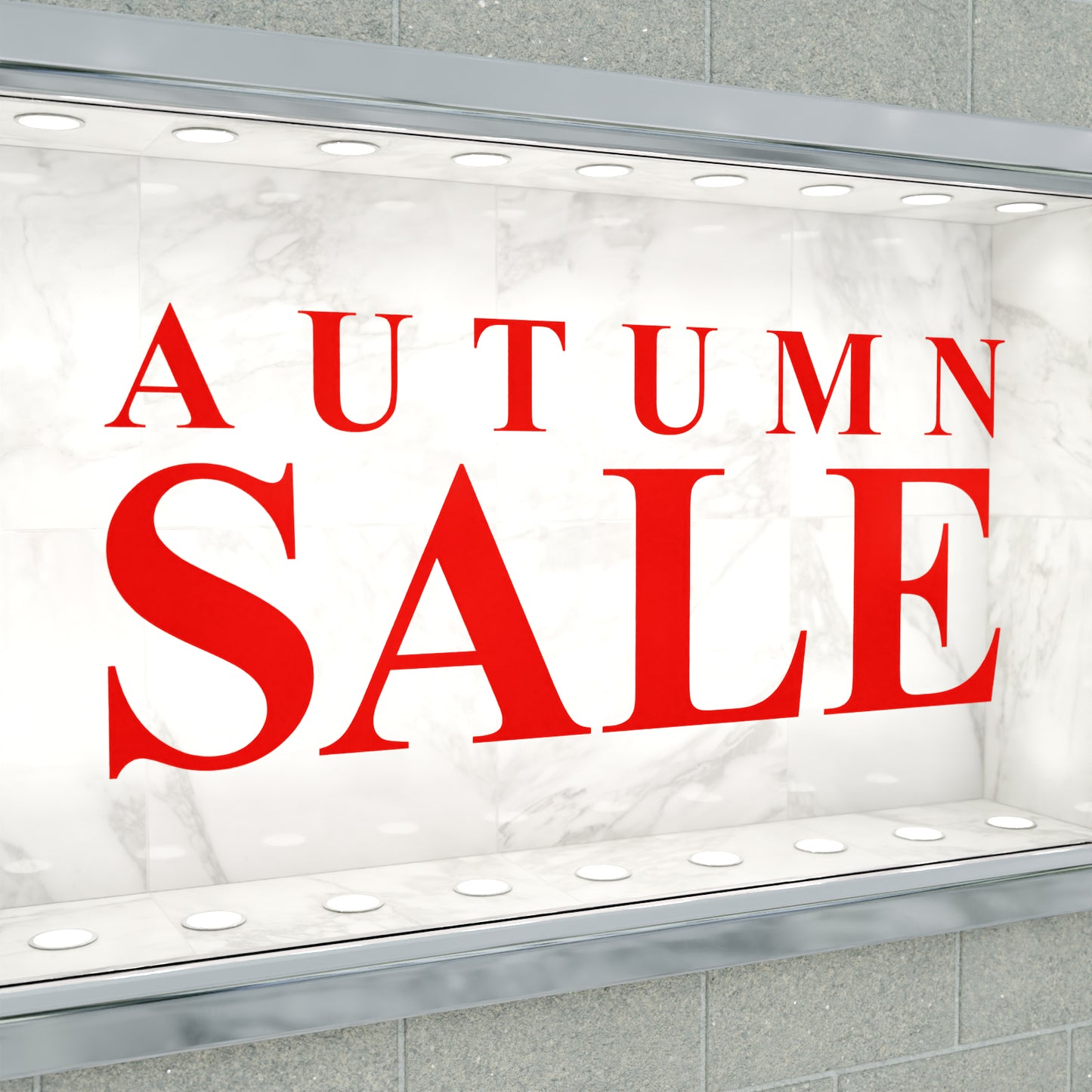 Autumn Sale Sticker - Roman Style