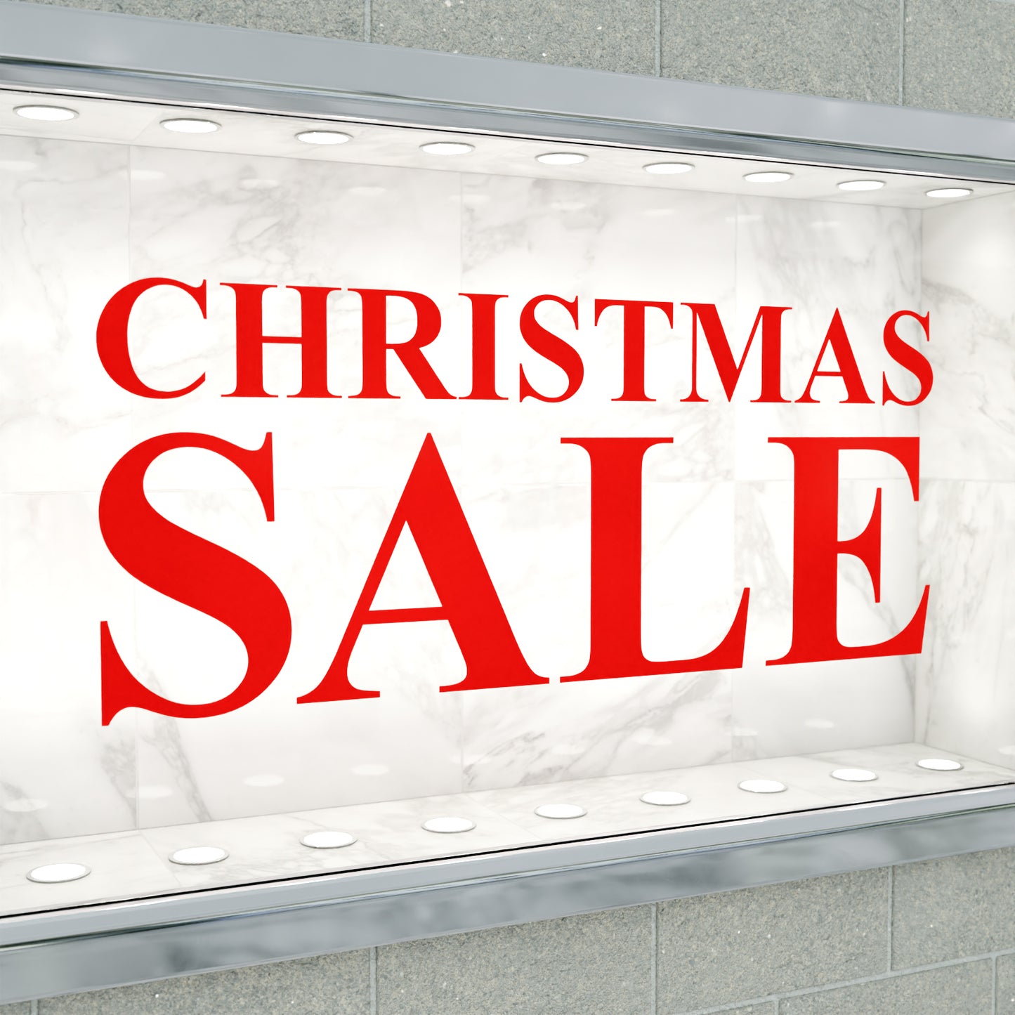 Christmas Sale Sticker - Roman Style