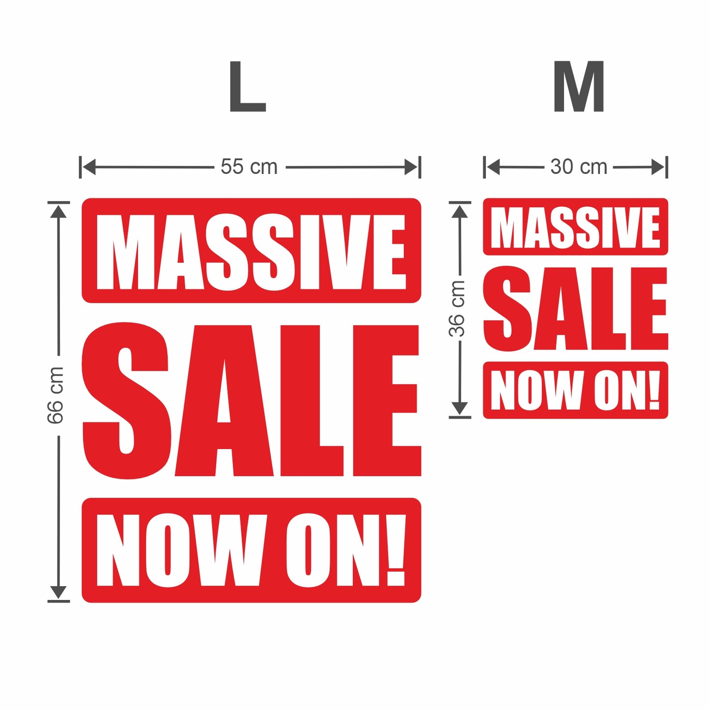 Massive Sale Now On Sticker - Impact Style