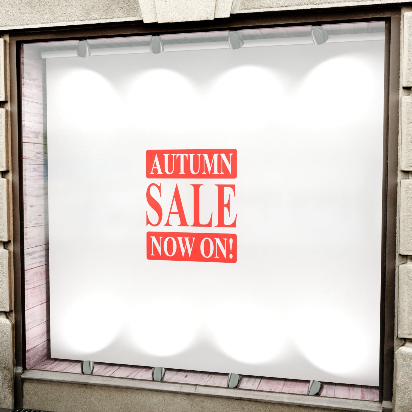 Autumn Sale Now On Sticker - Roman Style