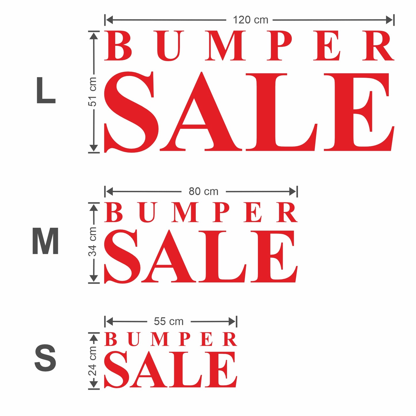 Bumper Sale Sticker - Roman Style