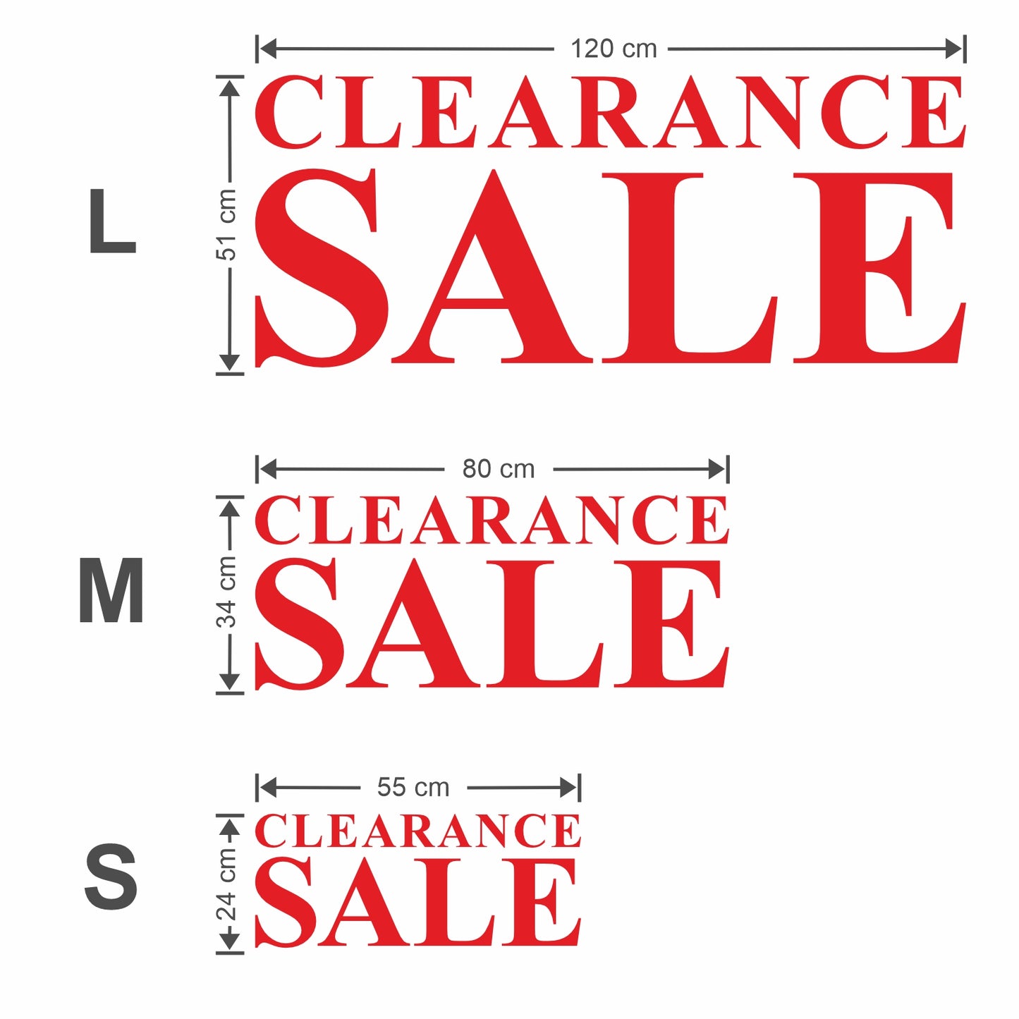 Clearance Sale Sticker - Roman Style