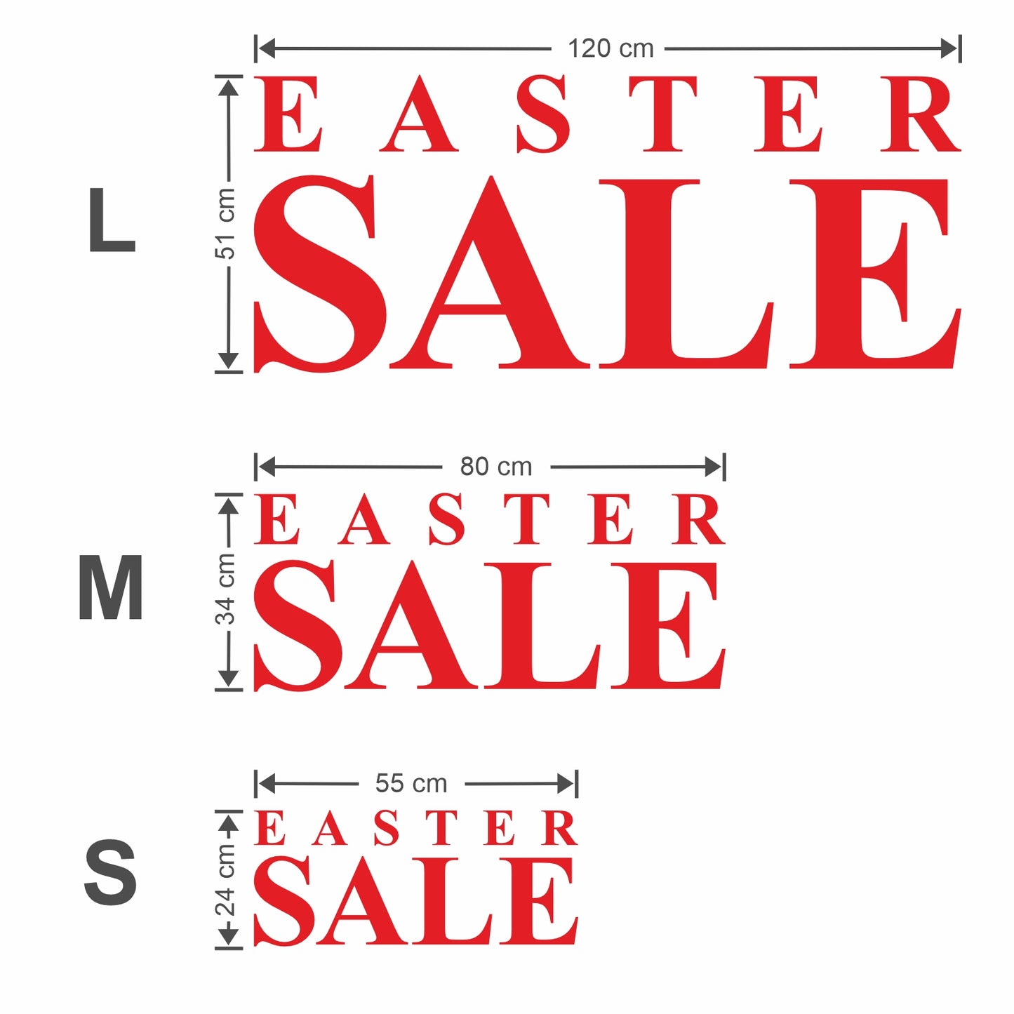 Easter Sale Sticker - Roman Style