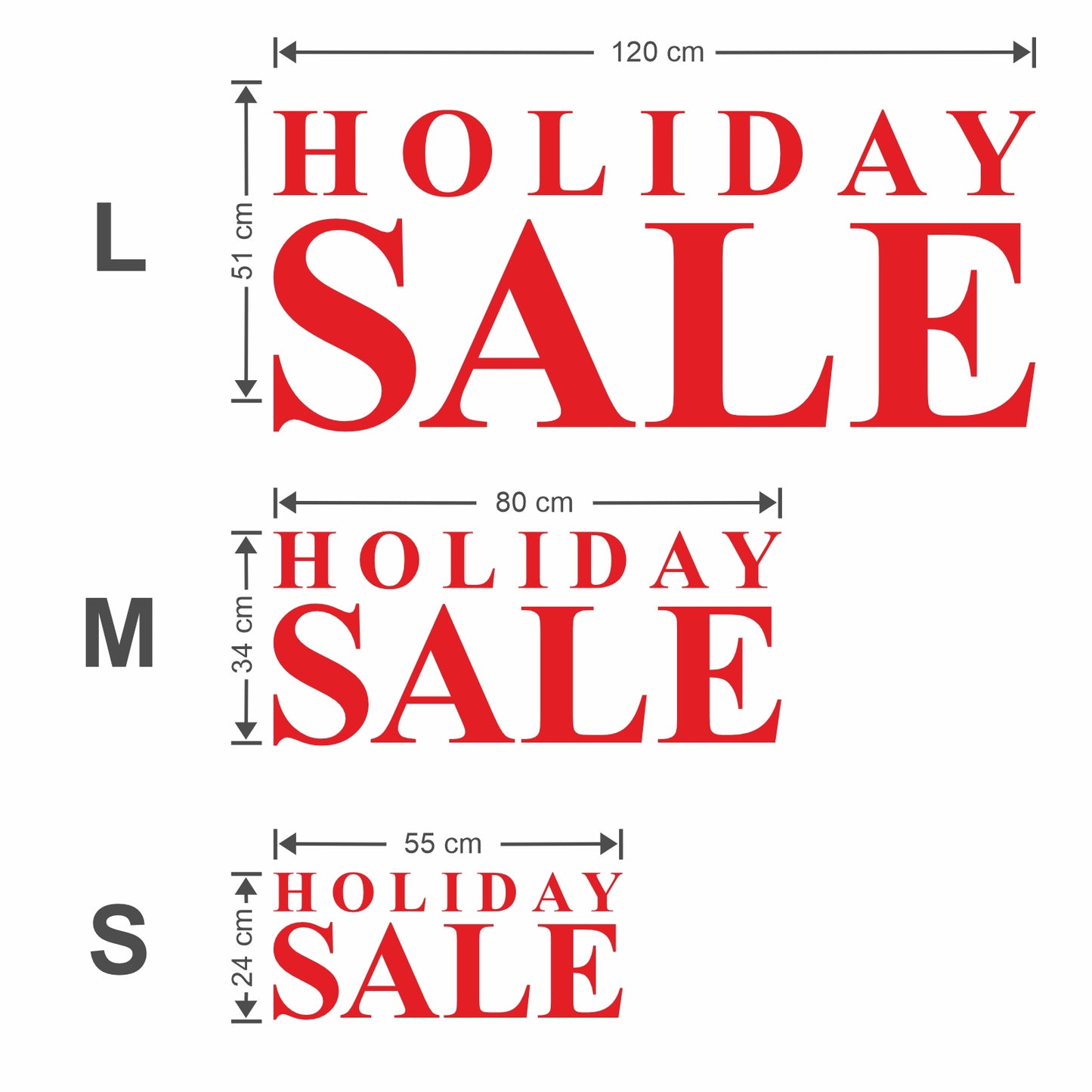 Holiday Sale Sticker - Roman Style