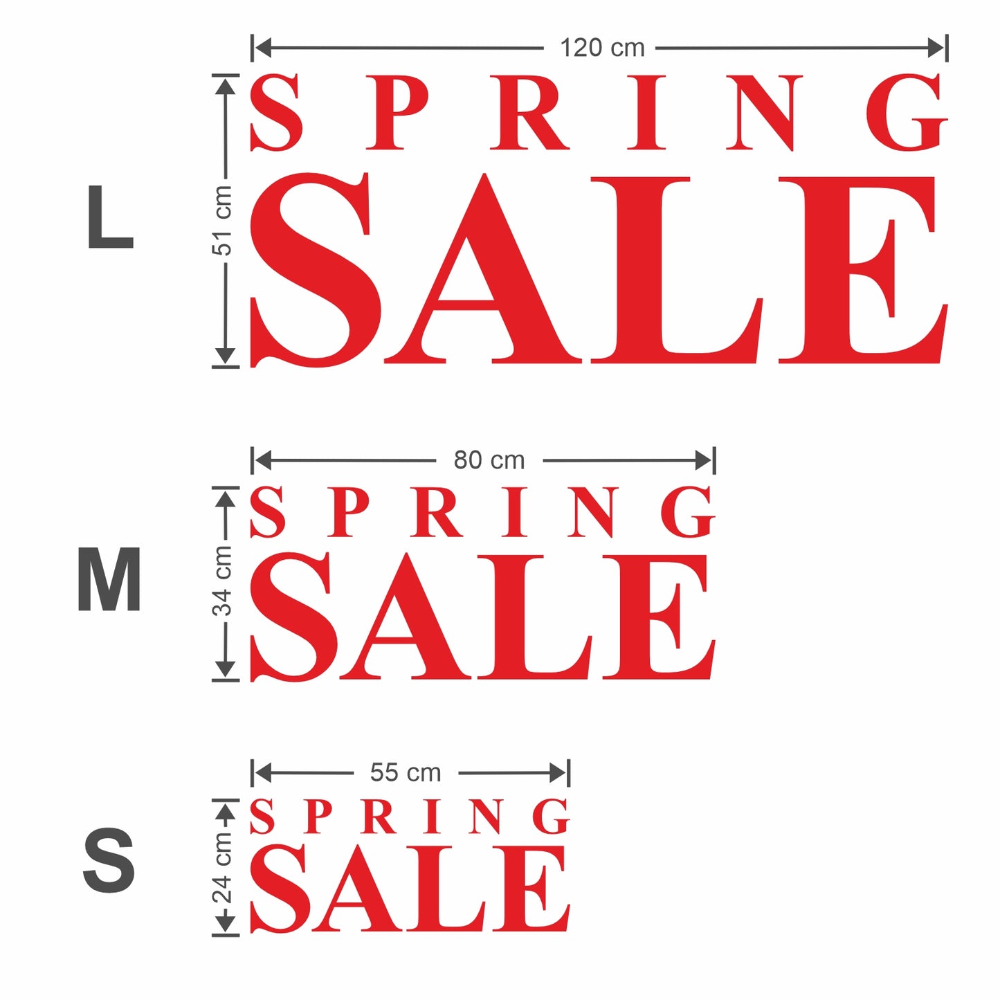 Spring Sale Sticker - Roman Style