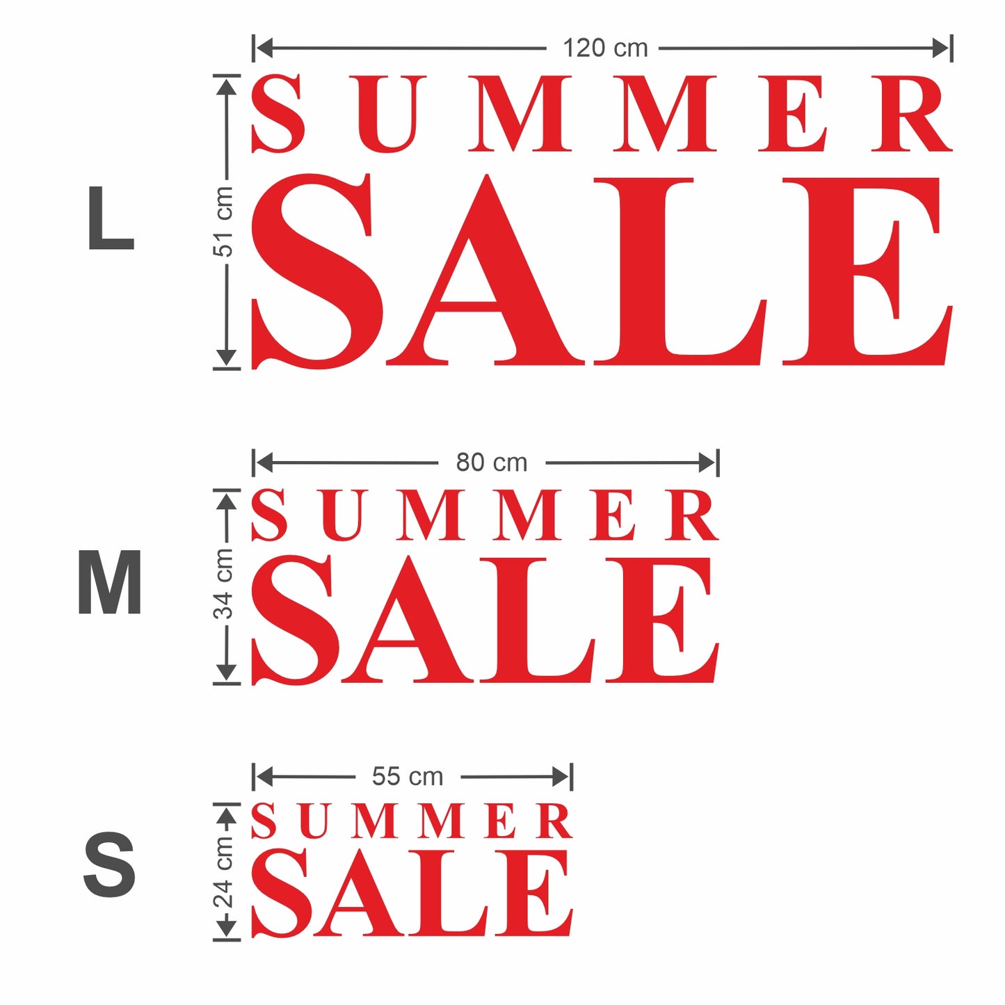 Summer Sale Sticker - Roman Style