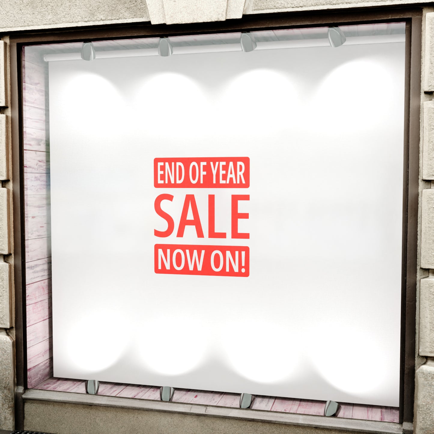 End Of Year Sale Now On Sticker - Modern Style
