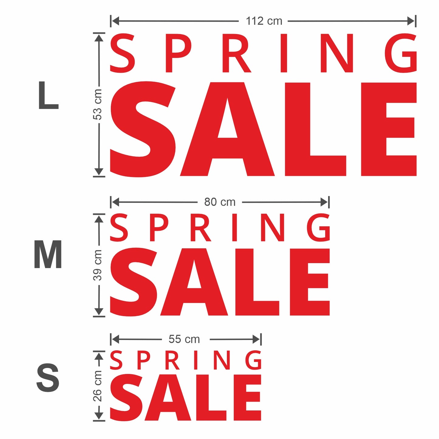Spring Sale Sticker - Modern Style