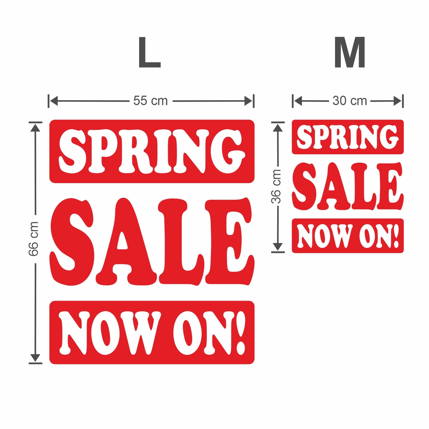 Spring Sale Now On Sticker - Groovy Style