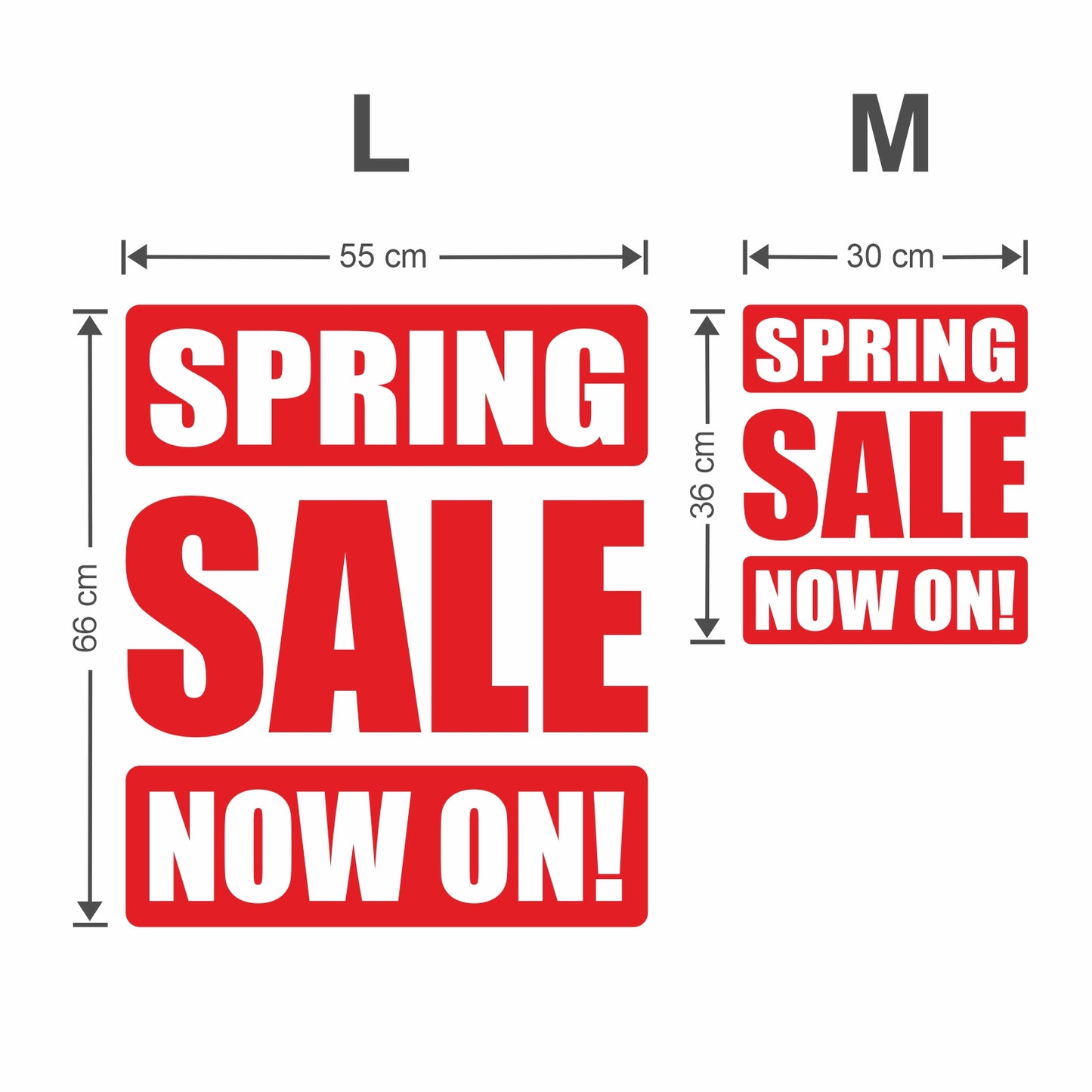 Spring Sale Now On Sticker - Impact Style