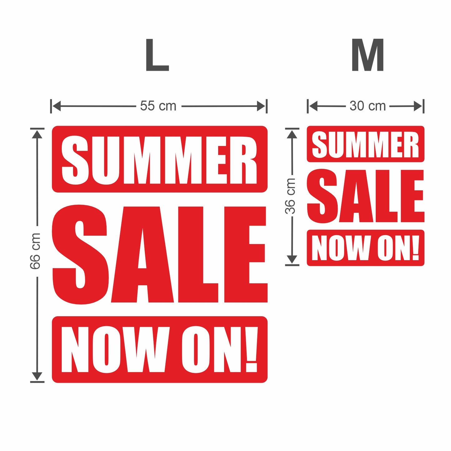 Summer Sale Now On Sticker - Impact Style