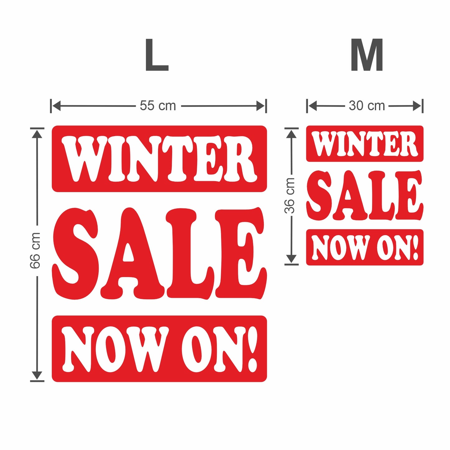 Winter Sale Now On Sticker - Groovy Style