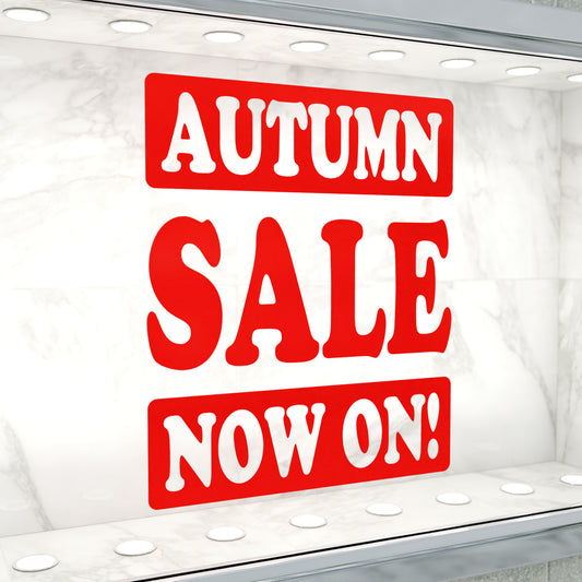 Autumn Sale Now On Sticker - Groovy Style