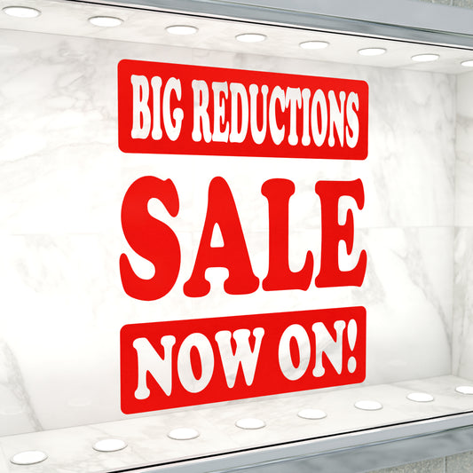 Big Reductions Sale Now On Sticker - Groovy Style