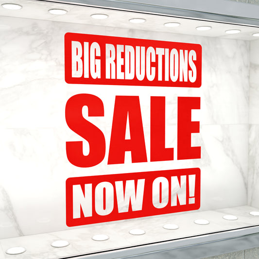 Big Reductions Sale Now On Sticker - Impact Style